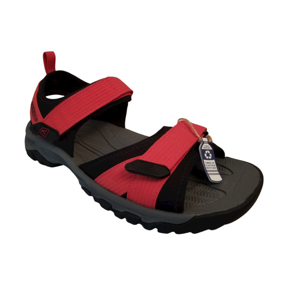 Keen Black Red Slip-On Men's Sandals outdoor hook‎ and loop Size 12 NWB - Picture 7 of 12